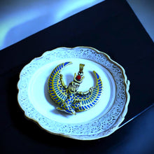Load image into Gallery viewer, Winged Isis Gold Pendant Necklace