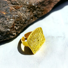 Load image into Gallery viewer, Gold Goddess Isis Legend Ring