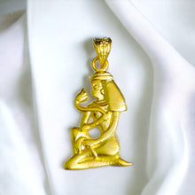 Load image into Gallery viewer, Goddess Isis Gold Pendant Necklace