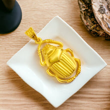 Load image into Gallery viewer, Unique Gold Scarab Gold Pendant