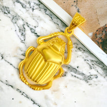 Load image into Gallery viewer, Unique Gold Scarab Gold Pendant