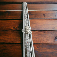 Load image into Gallery viewer, Silver King Tut Ankh Amon Adjustable Ring