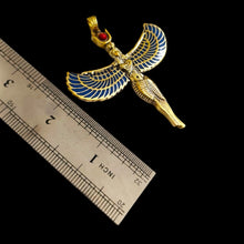 Load image into Gallery viewer, Winged Isis Gold Pendant Necklace