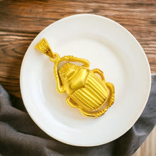 Load image into Gallery viewer, Unique Gold Scarab Gold Pendant