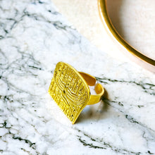 Load image into Gallery viewer, Gold Goddess Isis Legend Ring