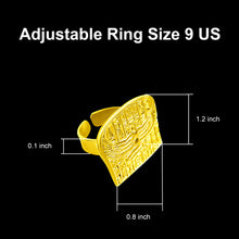 Load image into Gallery viewer, Gold Goddess Isis Legend Ring