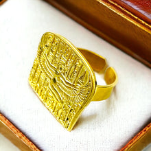 Load image into Gallery viewer, Gold Goddess Isis Legend Ring