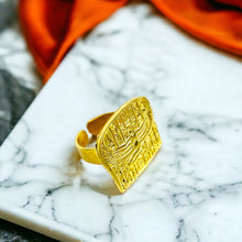 Load image into Gallery viewer, Gold Goddess Isis Legend Ring