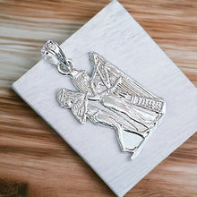 Load image into Gallery viewer, Silver Ancient Egypt's Musicians Pendant Necklace