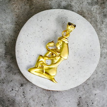 Load image into Gallery viewer, Goddess Isis Gold Pendant Necklace