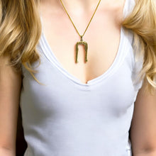 Load image into Gallery viewer, Gold Goddess Nut Gold Pendant Necklace
