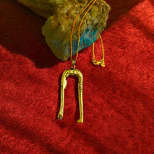 Load image into Gallery viewer, Gold Goddess Nut Gold Pendant Necklace
