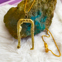 Load image into Gallery viewer, Gold Goddess Nut Gold Pendant Necklace