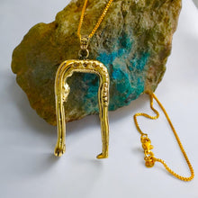 Load image into Gallery viewer, Gold Goddess Nut Gold Pendant Necklace
