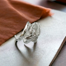 Load image into Gallery viewer, Silver God Osiris Adjustable Ring