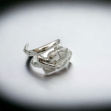Load image into Gallery viewer, Silver God Osiris Adjustable Ring
