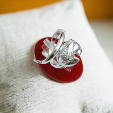 Load image into Gallery viewer, Silver Goddess Sekhmet Adjustable Ring