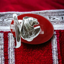 Load image into Gallery viewer, Silver Goddess Sekhmet Adjustable Ring