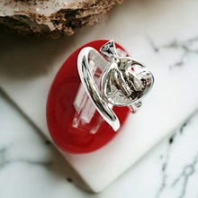 Load image into Gallery viewer, Silver God Seth Adjustable Ring