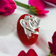 Load image into Gallery viewer, Silver God Seth Adjustable Ring