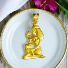 Load image into Gallery viewer, Goddess Isis Gold Pendant Necklace