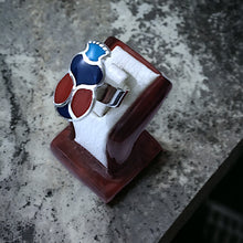 Load image into Gallery viewer, Royal Scarab Adjustable Silver Ring