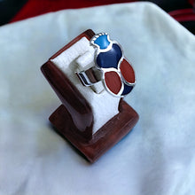 Load image into Gallery viewer, Royal Scarab Adjustable Silver Ring