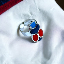 Load image into Gallery viewer, Royal Scarab Adjustable Silver Ring