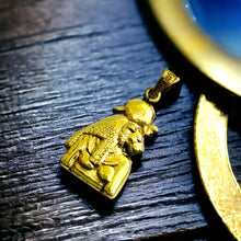 Load image into Gallery viewer, Gold Goddess Sekhmet Pendant Necklace