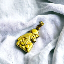 Load image into Gallery viewer, Gold Goddess Sekhmet Pendant Necklace