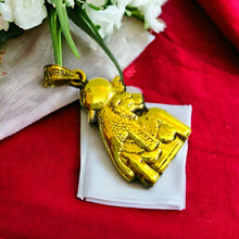 Load image into Gallery viewer, Gold Goddess Sekhmet Pendant Necklace