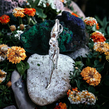 Load image into Gallery viewer, Silver Goddess Sekhmet Pendant Necklace