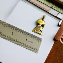 Load image into Gallery viewer, Gold Goddess Sekhmet Pendant Necklace
