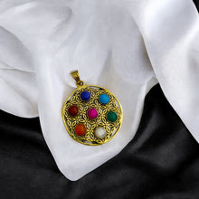 Load image into Gallery viewer, Seven Chakra Amulet Pendant