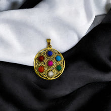 Load image into Gallery viewer, Seven Chakra Amulet Pendant