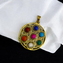 Load image into Gallery viewer, Seven Chakra Amulet Pendant