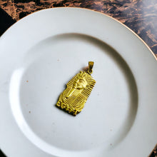 Load image into Gallery viewer, Pharaoh Mask Pendant, Egyptian Jewelry