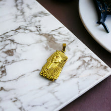 Load image into Gallery viewer, Pharaoh Mask Pendant, Egyptian Jewelry
