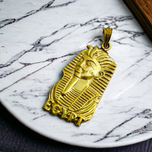 Load image into Gallery viewer, Pharaoh Mask Pendant, Egyptian Jewelry