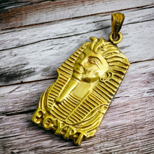 Load image into Gallery viewer, Pharaoh Mask Pendant, Egyptian Jewelry