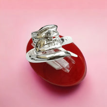 Load image into Gallery viewer, Silver Goddess Wadjet Adjustable Ring