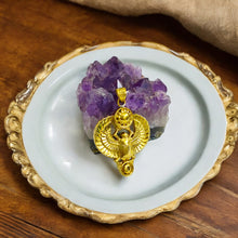 Load image into Gallery viewer, Royal Scarab Beetle Gold Pendant Necklace