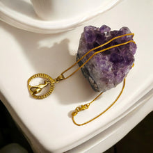 Load image into Gallery viewer, Bastet The Cat Pendant Gold Necklace