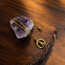 Load image into Gallery viewer, Bastet The Cat Pendant Gold Necklace