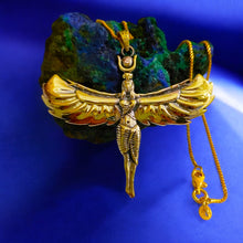 Load image into Gallery viewer, Goddess isis Gold Pendant Necklace