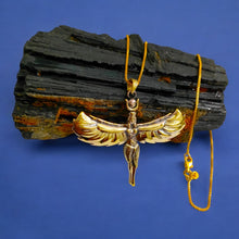 Load image into Gallery viewer, Goddess isis Gold Pendant Necklace