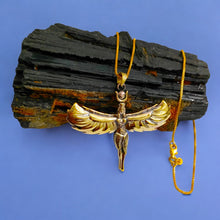 Load image into Gallery viewer, Goddess isis Gold Pendant Necklace