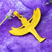 Load image into Gallery viewer, Goddess isis Gold Pendant Necklace