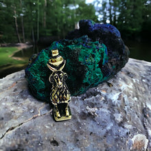 Load image into Gallery viewer, Gold Djehuty Baboon Pendant Necklace