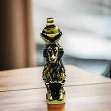 Load image into Gallery viewer, Gold Djehuty Baboon Pendant Necklace